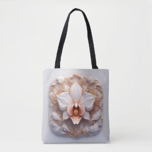 Tote Bag Conception de relief floral élégant avec des détai