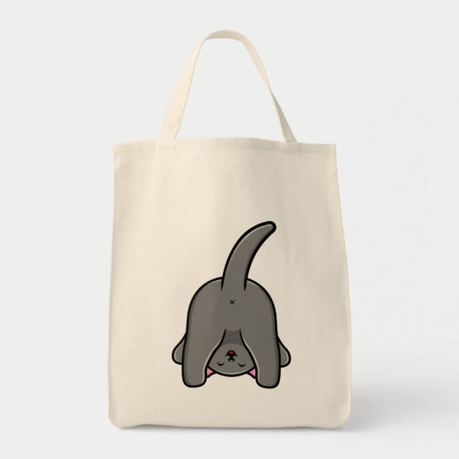 TOTE BAG CONCEPTION DE RETOUR CHAT NEUGHTY (Devant)