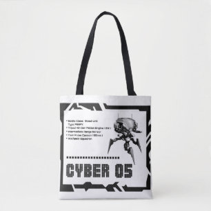 Tote Bag Conception de robots Cyber 05 Mech