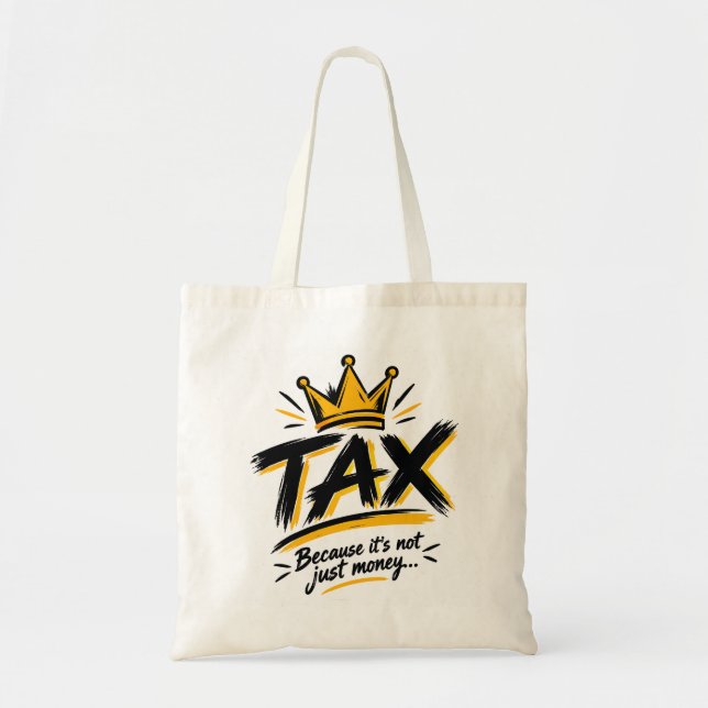 Tote Bag conception de t-shirt fiscal  (Devant)