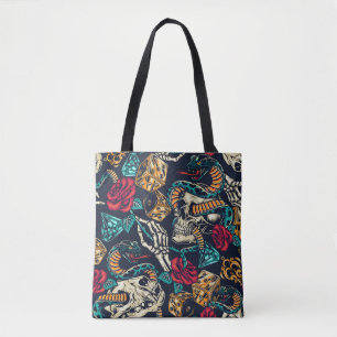 Tote Bag Conception de tatouage rétro