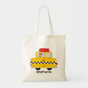 Tote Bag Conception de taxi jaune