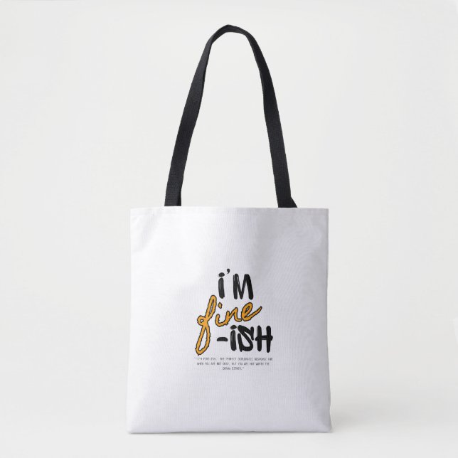 Tote Bag Conception de tee-shirt typographique sarcastique  (Devant)