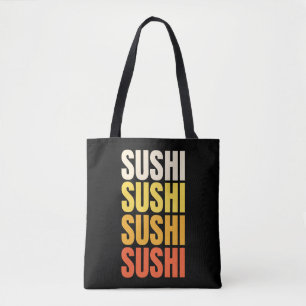 Tote Bag Conception de texte de Sushi