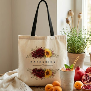 Tote Bag Conception de titre brumeux élégant d'esthétique m