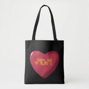 Tote Bag Conception de typographie maman, texte d'art de ci