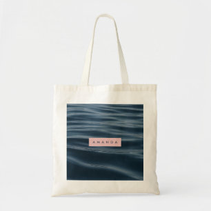 Tote Bag Conception de vagues océaniques sereines personnal