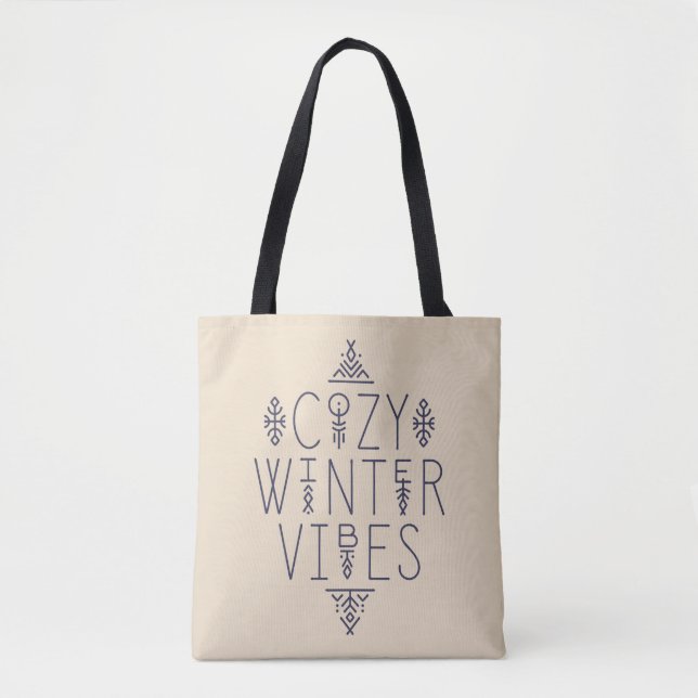 Tote Bag Conception de vidéos d'hiver (Devant)