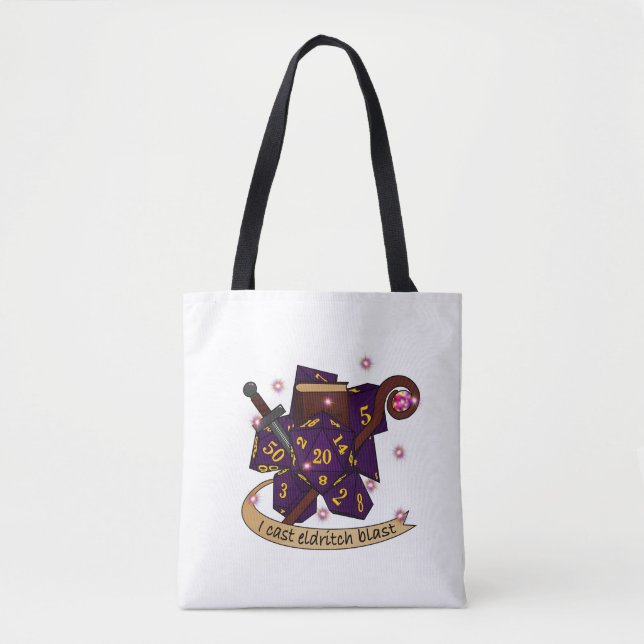 Tote Bag Conception des dés de déverrouillage (Devant)