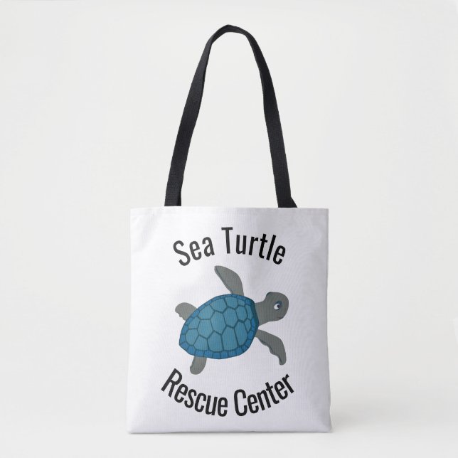 Tote Bag Conception des tortues marines (Devant)