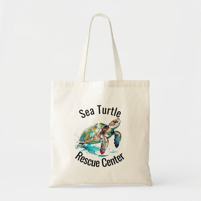 Tote Bag Conception des tortues marines (Devant)