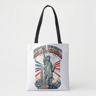 Tote Bag Conception d'esprit libre nation libre