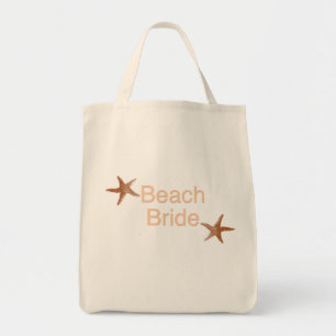 Tote Bag Conception d'étoiles de mer de jeune mariée de