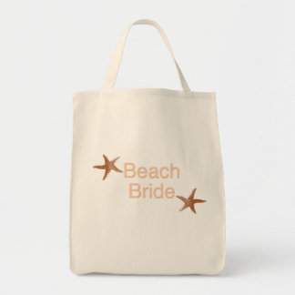 Tote Bag Conception d'étoiles de mer de jeune mariée de