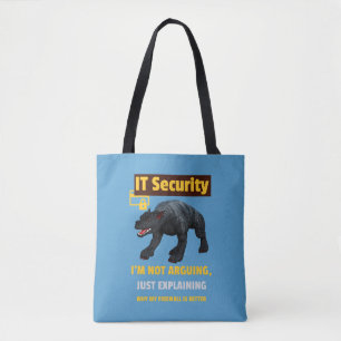 Tote Bag Conception d'humour technologique expliquant la sé