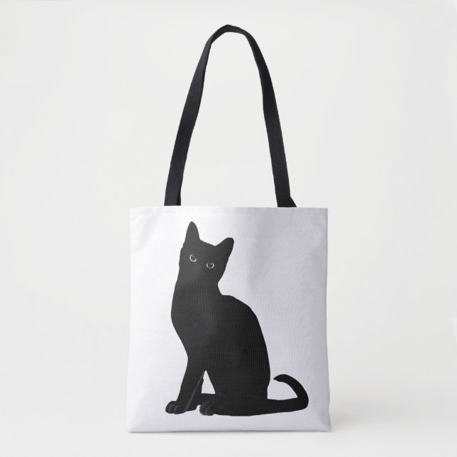 Tote Bag Conception du chat fourre-tout Canvas (Devant)