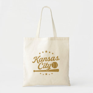 Tote Bag Conception du logo Vintage de base-ball de Kansas
