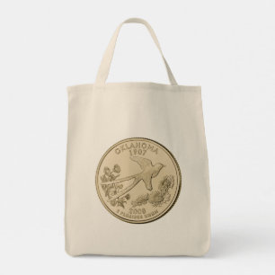 Tote Bag Conception du quartier public de l'Oklahoma teinté