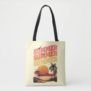 Tote Bag Conception du texte d'été