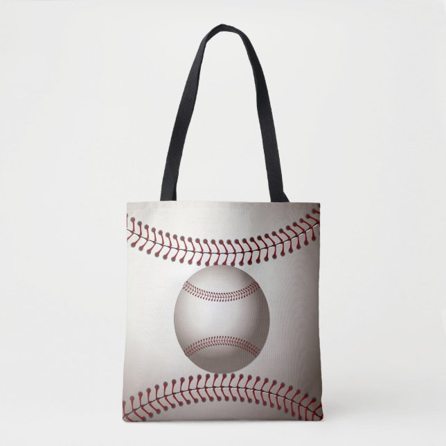 Tote Bag Conception d'une balle de base (Devant)