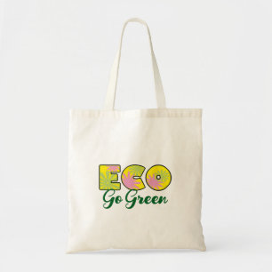 Tote Bag Conception Éco Rétro Verte