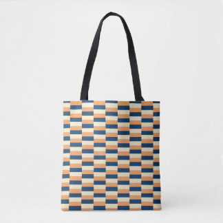Tote Bag Conception en trois couleurs (bleu, jaune, terre c