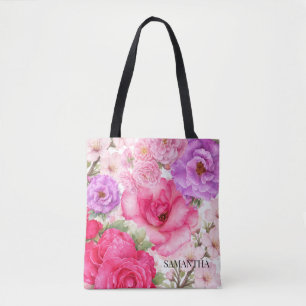 Tote Bag Conception Florale Personnalisée