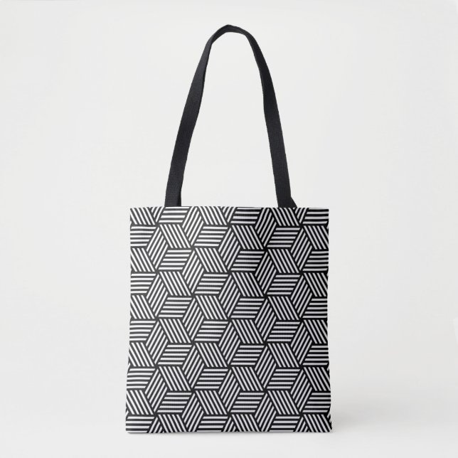 Tote Bag Conception géométrique d'art de motif (Devant)