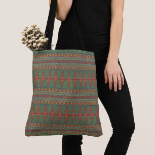 Tote Bag Conception géométrique verte Sagebrush Sud-Ouest