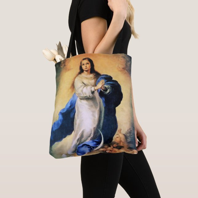 Tote Bag Conception Imaculée Or (De près)