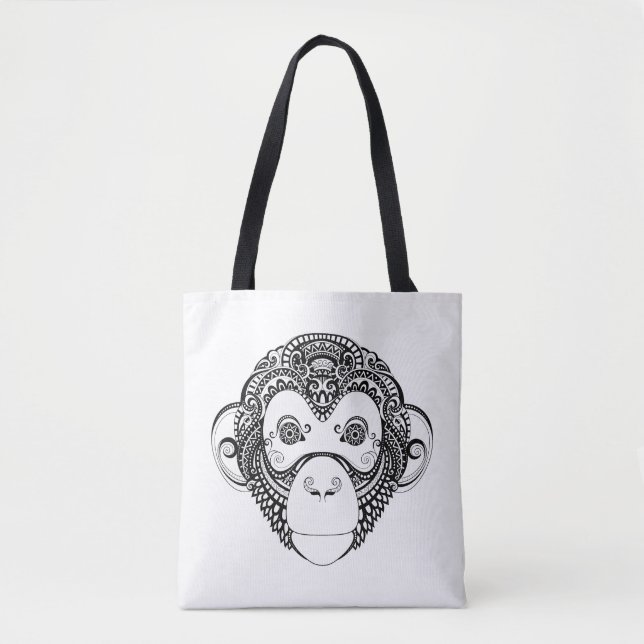 Tote Bag Conception inspirée 2 de singe (Devant)