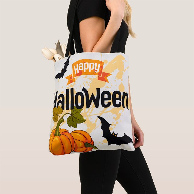 Tote Bag Conception Joyeux Halloween (Créateur téléchargé)