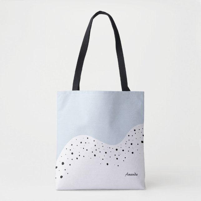 Tote Bag Conception minimale avec points (Devant)
