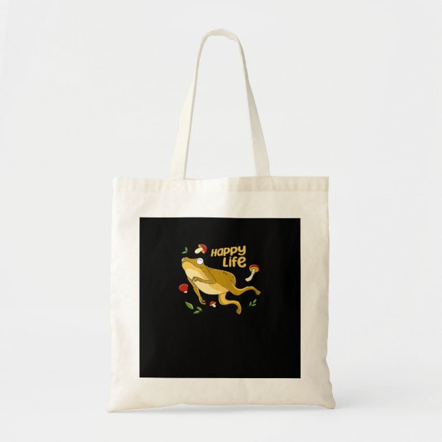 Tote Bag Conception minimale essentielle de grenouille heur (Devant)