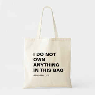 Tote Bag Conception minimaliste moderne de slogan amusant s