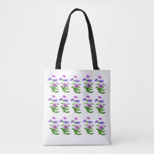 Tote Bag Conception minimaliste spirituelle florale céleste