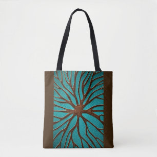 Tote Bag Conception orientale de racine de cuir élégant de