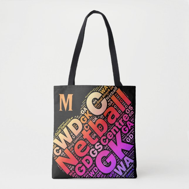 Tote Bag Conception orientée personnalisée de typographie (Devant)