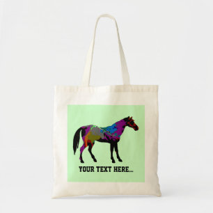 Tote Bag Conception personnalisée de cheval de course sur