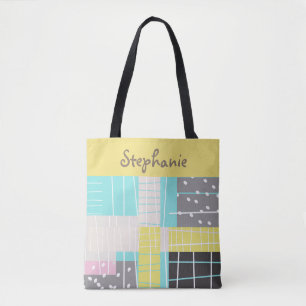 Tote Bag conception personnalisée fourre-tout abstrait