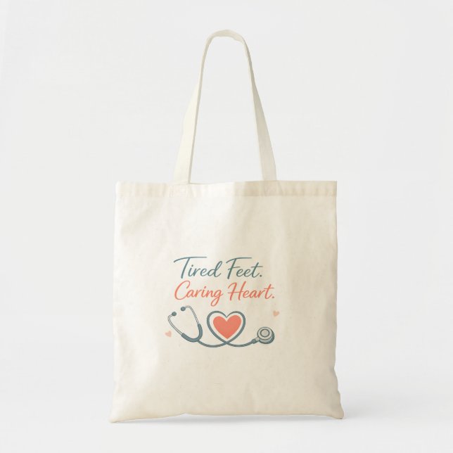 Tote Bag Conception pour l'Appréciation des Infirmières – P (Devant)
