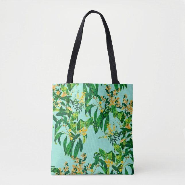 Tote Bag Conception répétée transparente faite avec des feu (Devant)