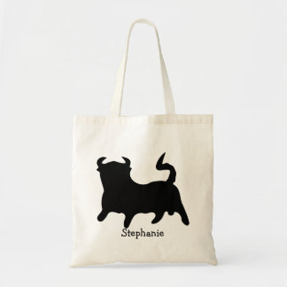 Tote Bag Conception Taureau Noir