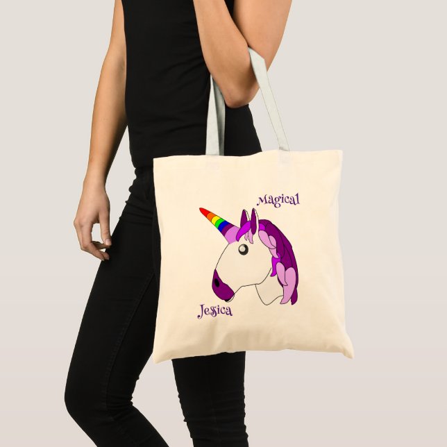 Tote Bag Conception Unicorn personnalisée (Devant (produit))