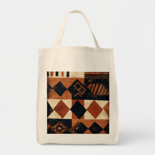 Tote Bag Conception verticale avec éléments africains