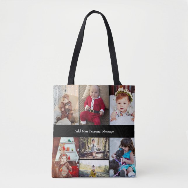 Tote Bag Concevez votre propre collection de 7 photos (Devant)