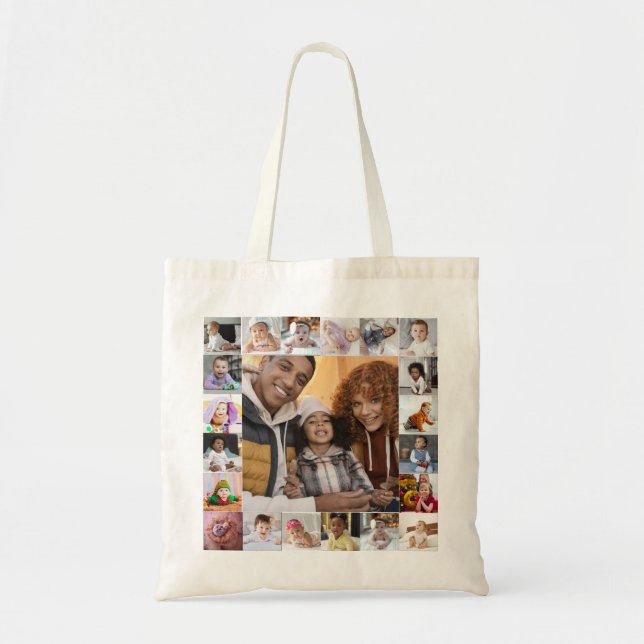 Tote Bag Concevez votre propre collection photo 21 (Devant)