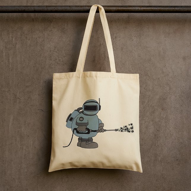 Tote Bag Concierge spatial pulvérisant des étoiles Astronau (Créateur téléchargé)