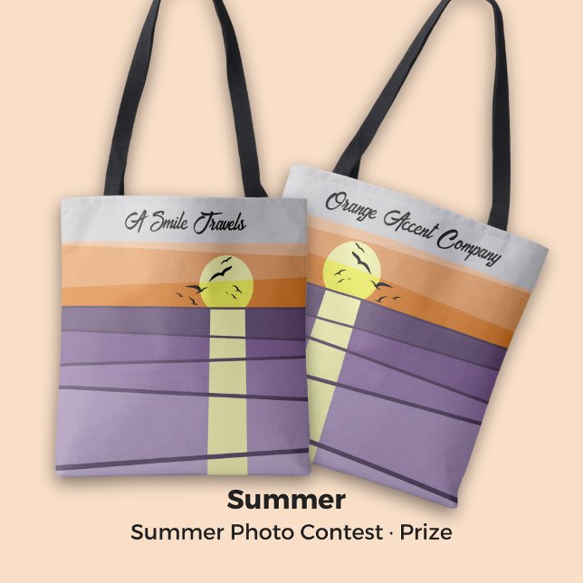 Tote Bag Concours photo d'été ・ Tout-en-un (Summer Photo Contest · All-Over Tote Bag)