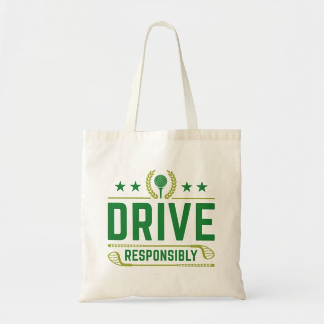 Tote Bag Conduire de manière responsable (Devant)